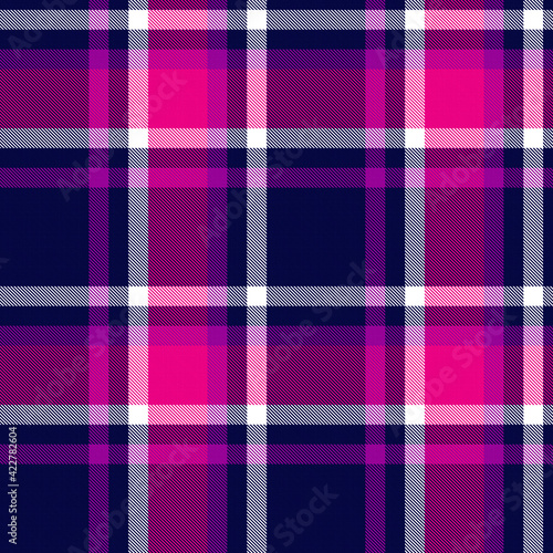 Purple Ombre Plaid textured seamless pattern suitable for fashion textiles and graphics