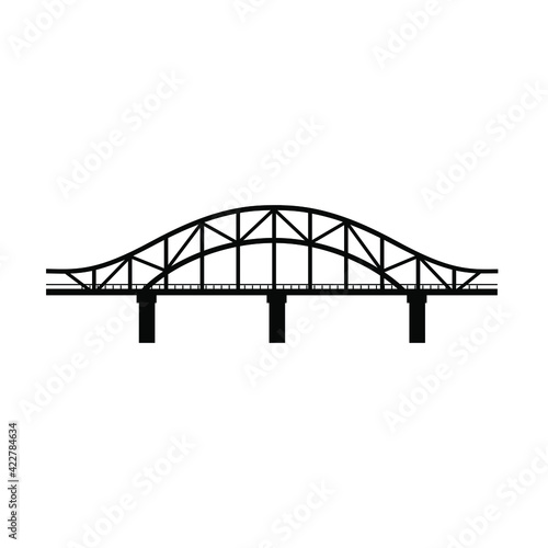 Bridge icon vector set. architecture illustration sign collection. construction symbol or logo.