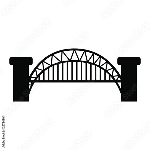 Bridge icon vector set. architecture illustration sign collection. construction symbol or logo.
