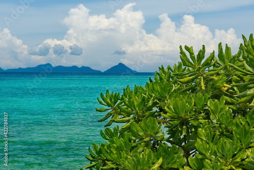 Malaysia. A deserted reef island near the town of Semporna on the island of Borneo.