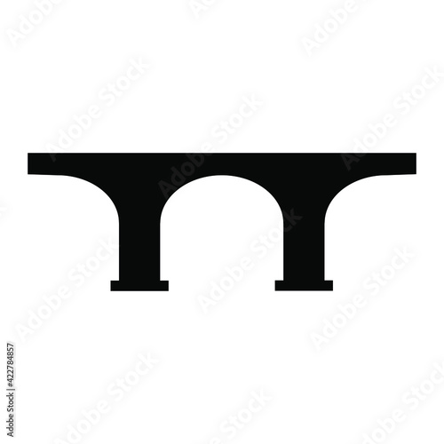 Bridge icon vector set. architecture illustration sign collection. construction symbol or logo.