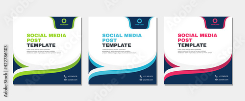 Set of modern abstract Unique Editable Social Media banner Template.Promotional web banner for social media post.Elegant sale ads and discount promo