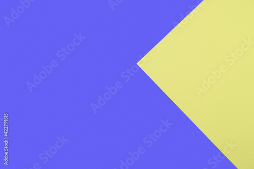 Texture background with yellow and blue sheets of paper