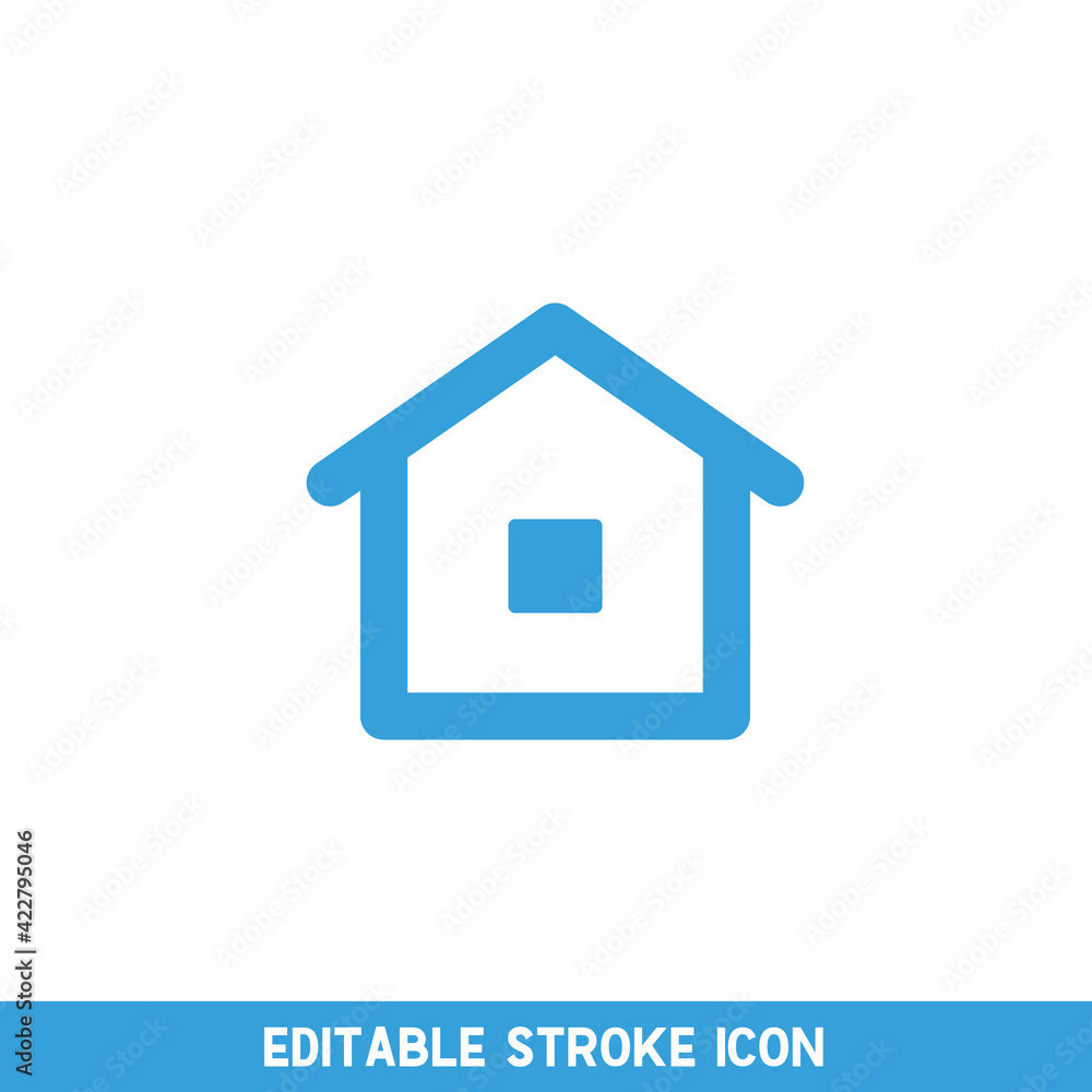 House vector icon. Home pictogram.