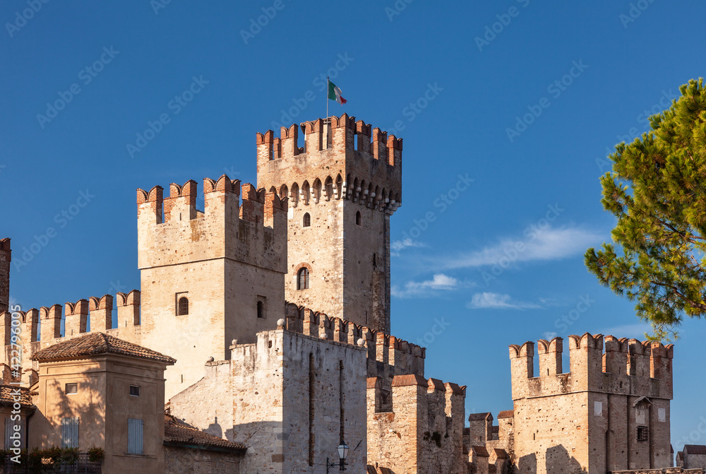 Scaligero Castle Sirmione Lombardy Northern Italy