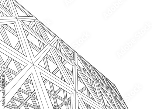 Structure building construction industrial background