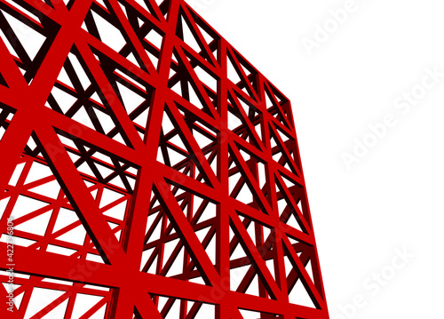 Structure building construction industrial background