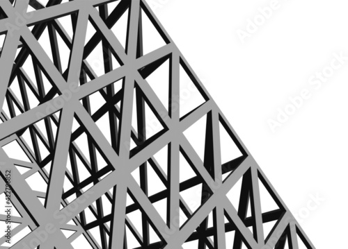Structure building construction industrial background