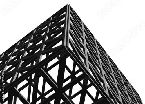 Structure building construction industrial background