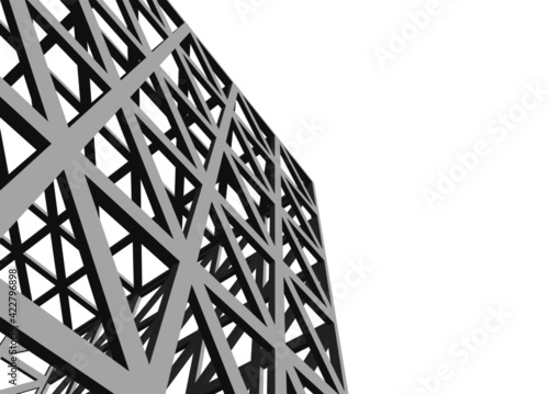 Structure building construction industrial background