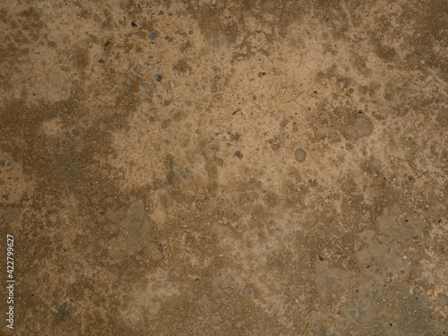 empty cement wall for background, dirty concrete floor
