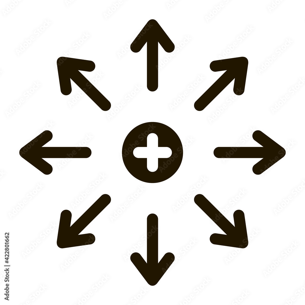 search everywhere icon Vector Glyph Illustration search everywhere icon Vector Glyph Illustration