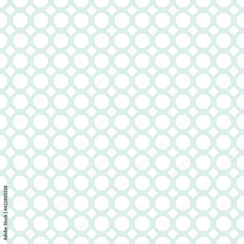 Geometric seamless pattern. Blue abstract background. Vector modern illustration