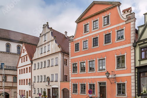 Street in Neuburg an der Donau, Germany