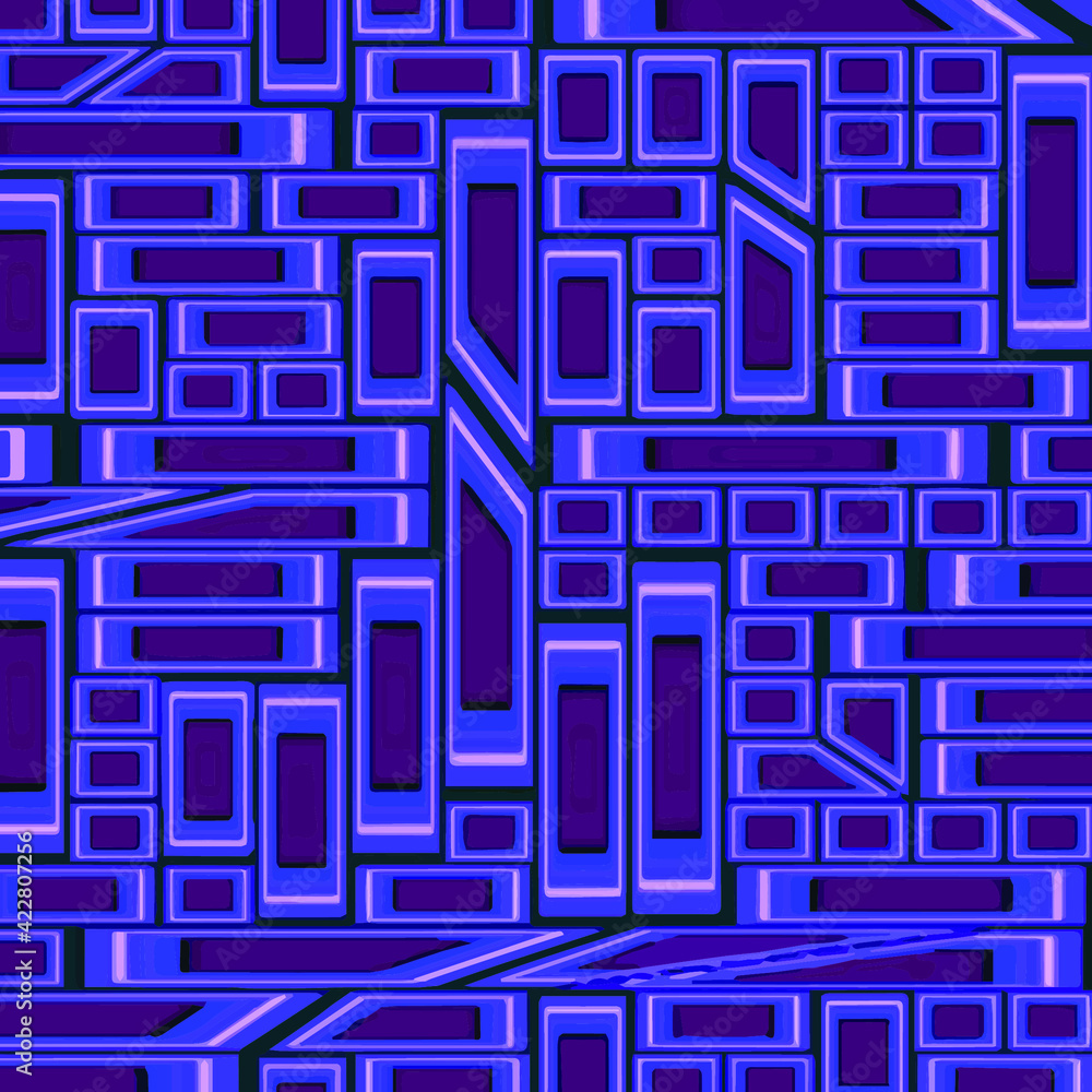 Abstract background. Colorful geometric mosaic. It consists of square shapes of different color and size. Graphic design element. Abstract background. Colorful geometric mosaic. It consists of square shapes of different color and size. Graphic design element.