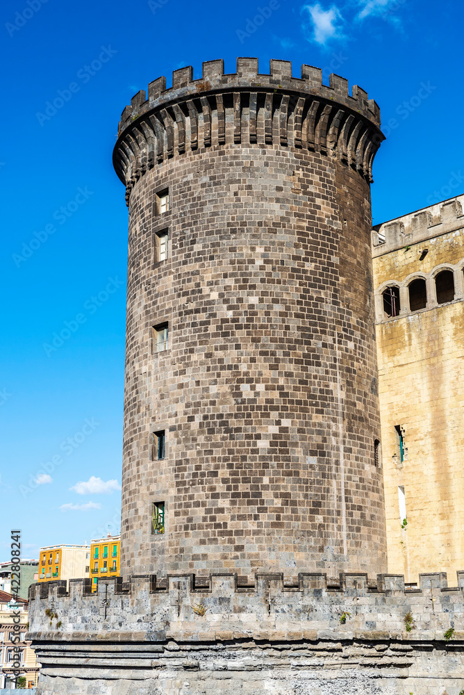 Castel Nuovo (New Castle) or Maschio Angioino in Naples, Italy