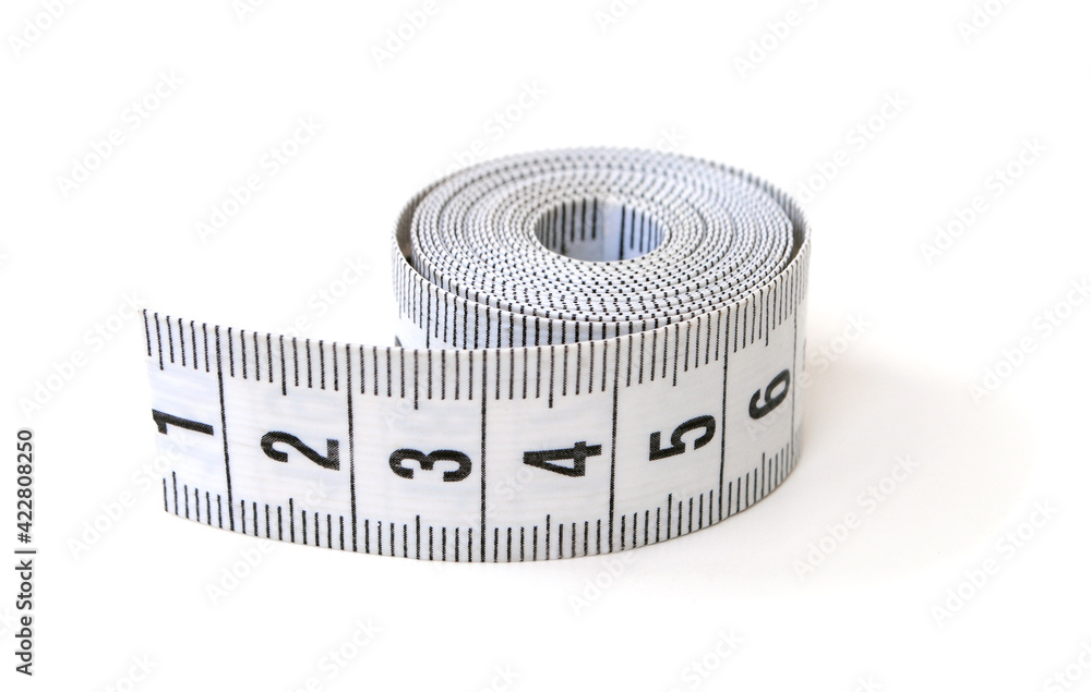 Flexible ruler isolated on white background Flexible ruler isolated on white background