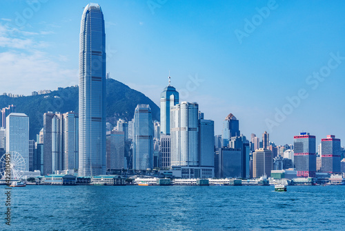 Day view of Hong Kong island