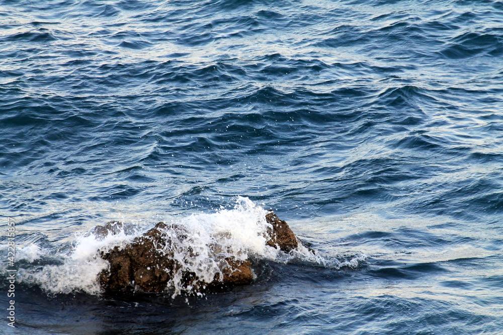Fototapeta premium waves on the sea