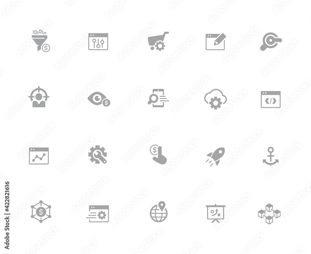 SEO & Digital Marketing Icons 1 of 2 // 32 pixels Icons White Series - Vector icons designed to work in a 32 pixel grid SEO & Digital Marketing Icons 1 of 2 // 32 pixels Icons White Series - Vector icons designed to work in a 32 pixel grid