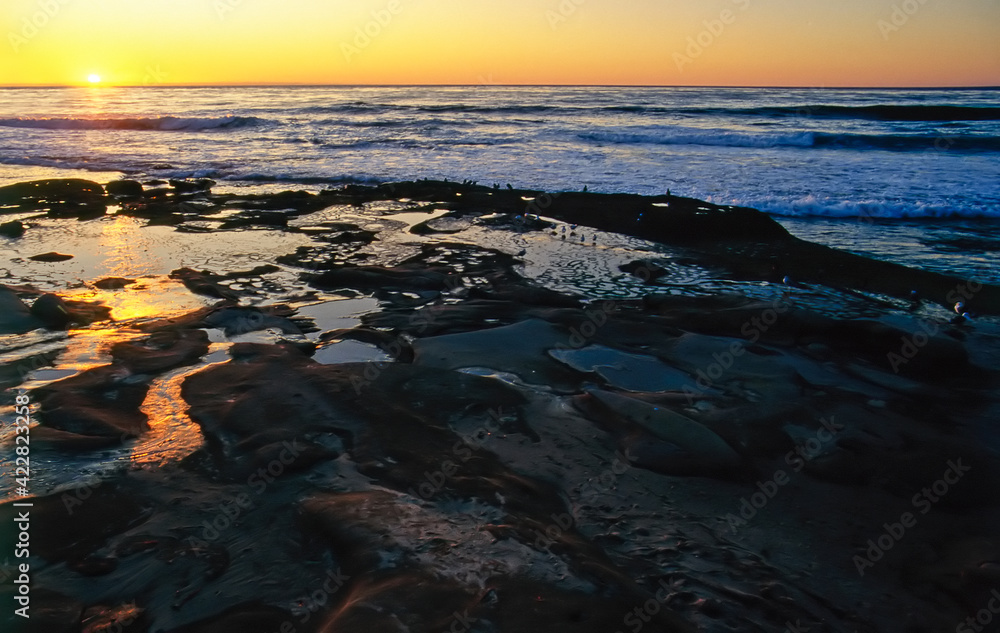 Naklejka premium Tide pools