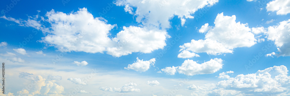 blue sky background with tiny clouds. panorama blue sky background with tiny clouds. panorama