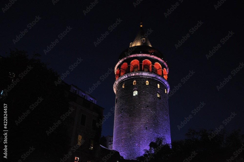 Naklejka premium Galata Tower