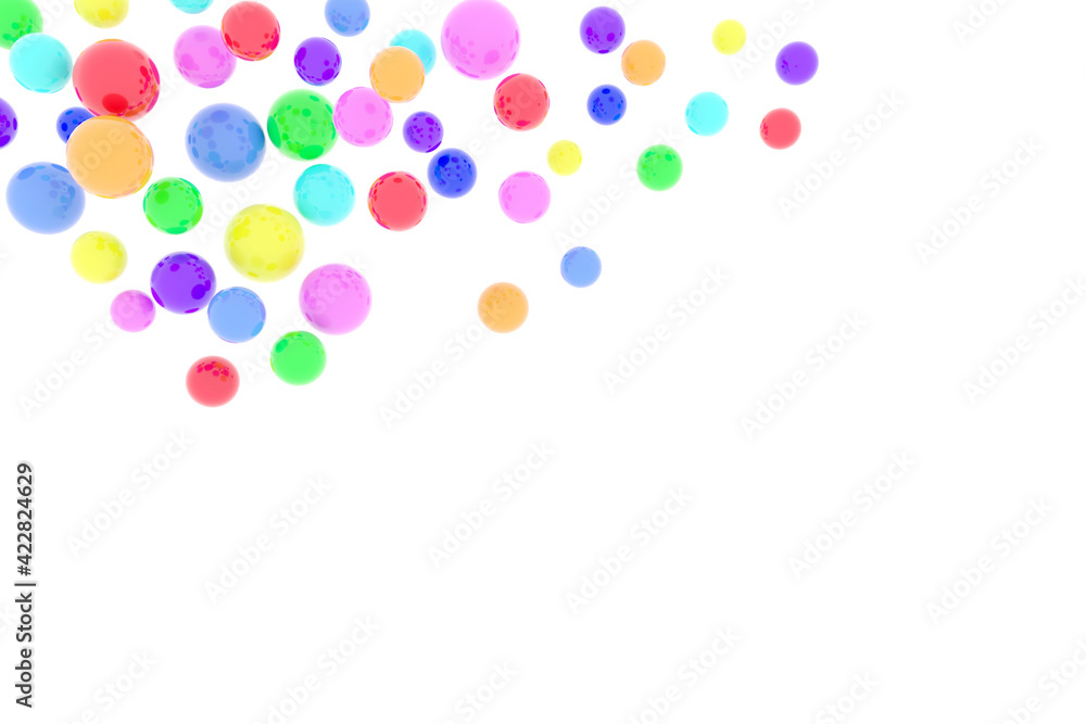 Creative layout 3d render abstract background with spheres Creative layout 3d render abstract background with spheres