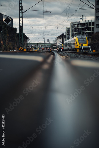 Züge im Bahnhof