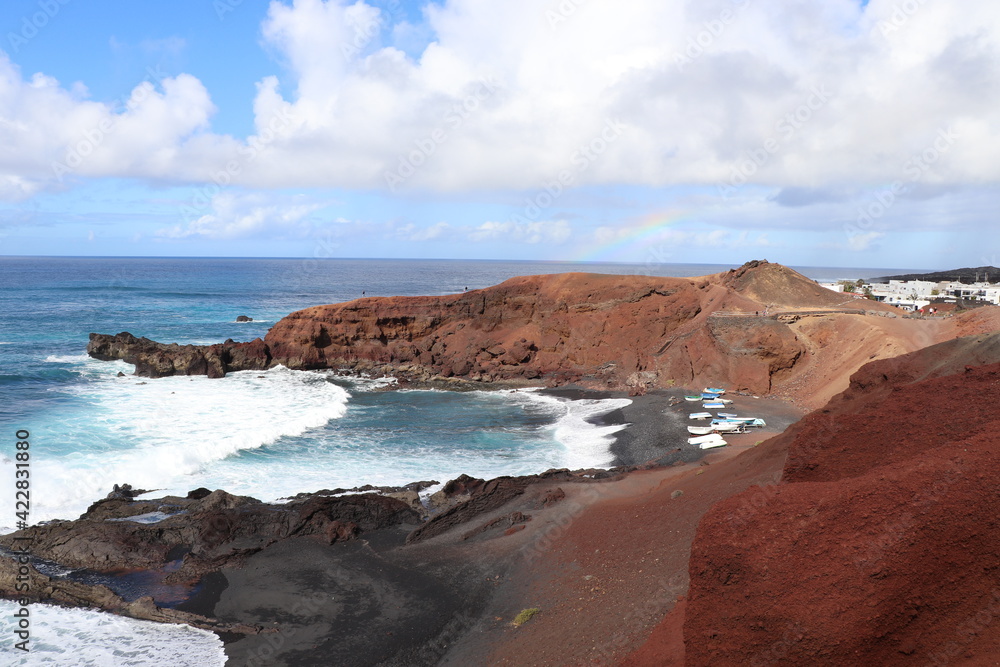 Port El Golfo Lanzarote Canaries Espagne 