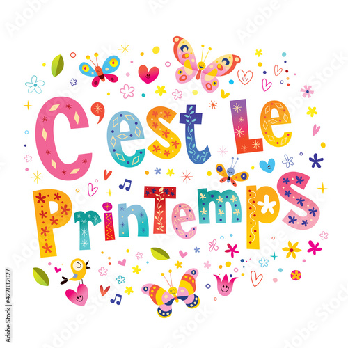 it's spring in french 