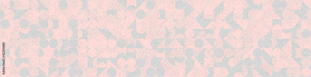 Fototapeta premium Abstract Geometric Pattern generative computational art illustration