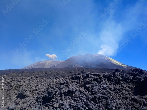 Etna volcano landscape
