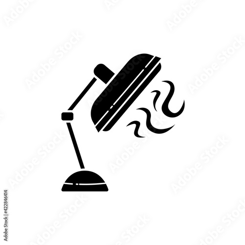 UV lamp color line icon. Pictogram for web page, mobile app, promo.