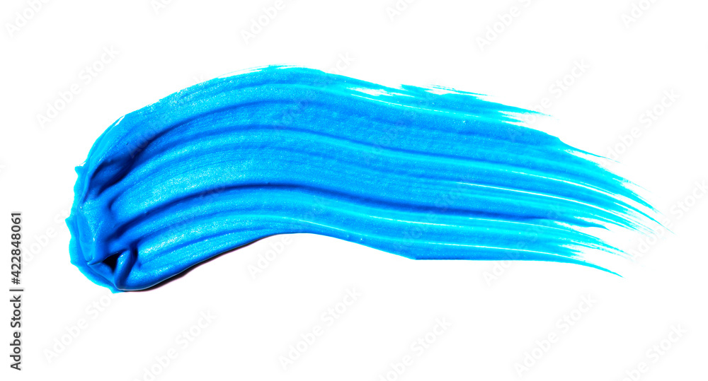 Blue brush stroke isolated on white background. Blue abstract stroke. Colorful watercolor brush stroke. Blue brush stroke isolated on white background. Blue abstract stroke. Colorful watercolor brush stroke.