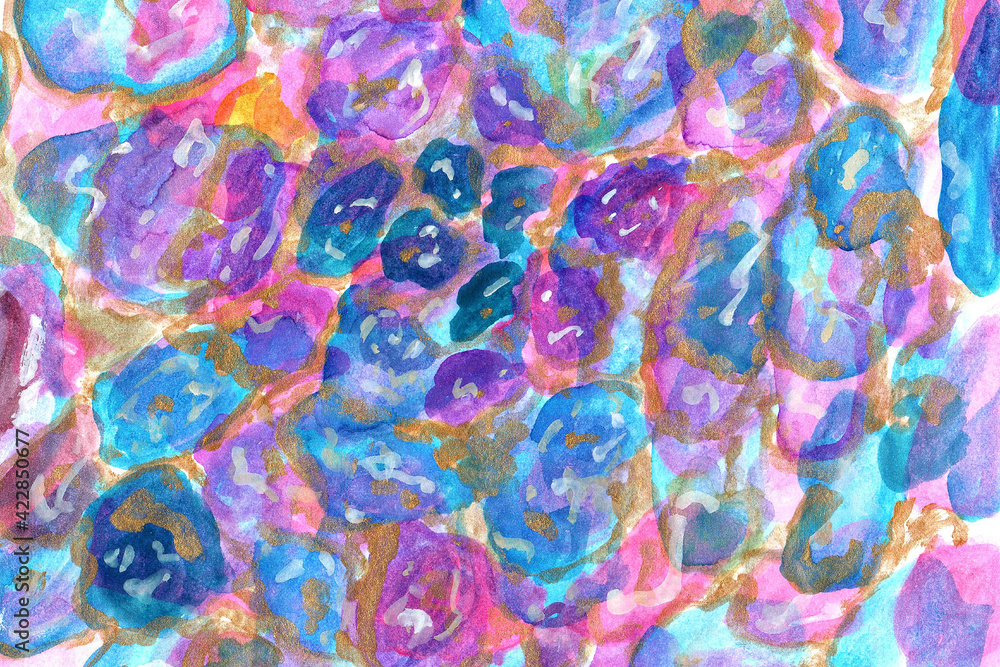 violet blue pink gold abstract texture with circles and spots violet blue pink gold abstract texture with circles and spots