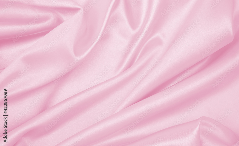 Smooth elegant pink silk or satin texture as wedding background ...