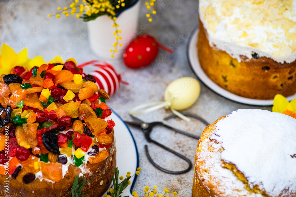 Obraz premium Easter food concept