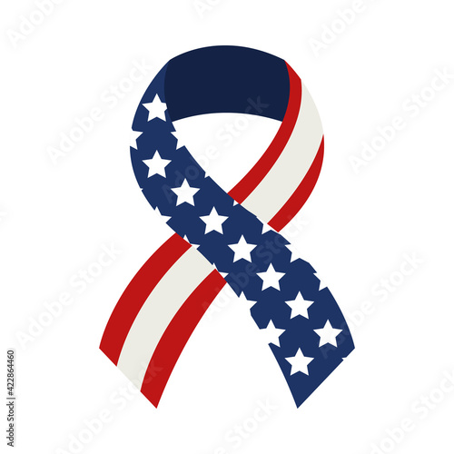 usa flag ribbon