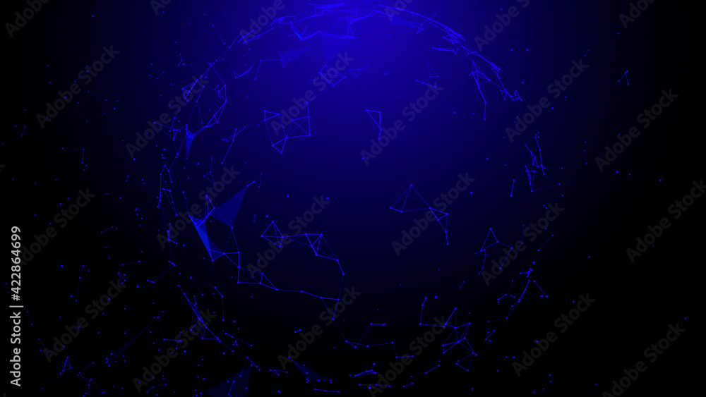 Network connection system.Background with connection dots and lines. Big data vizualization. 3d rendering. Network connection system.Background with connection dots and lines. Big data vizualization. 3d rendering.