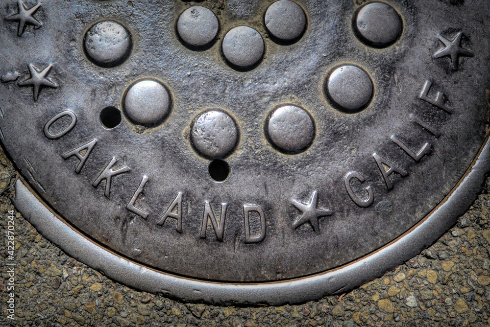 Oakland, California Manhole Cover