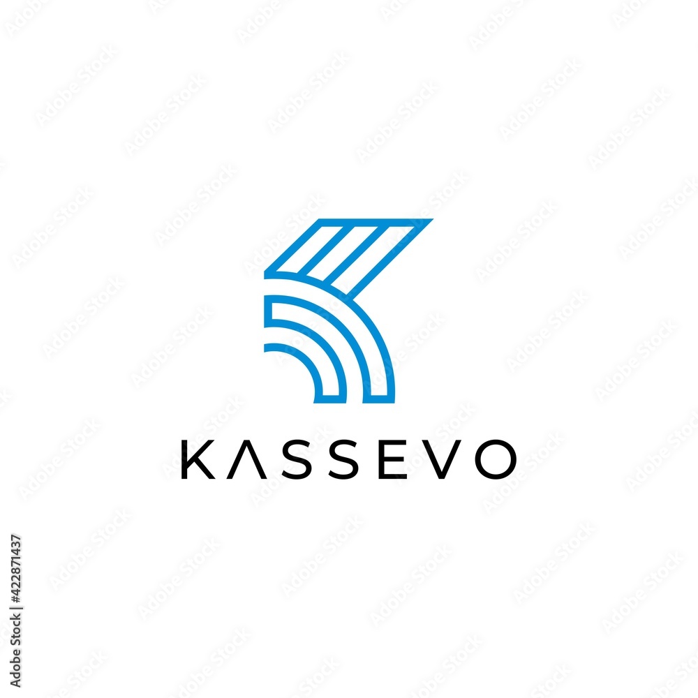 Initial letter k logo. Fit for your company Initial letter k logo. Fit for your company
