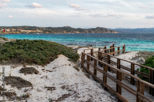 Capo Testa beach access  Sardinia