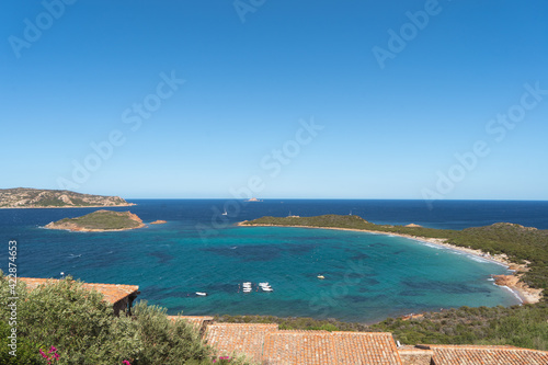 View to Capo Coda Cavallo, Sardinia