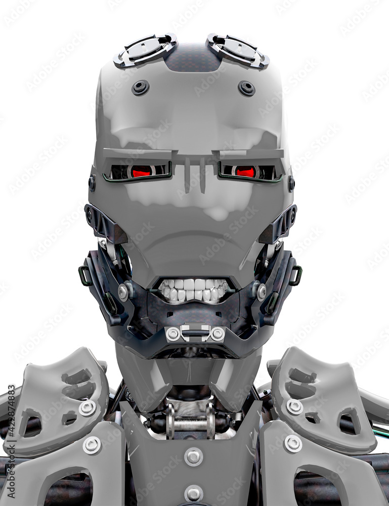 master cyber robot id profile picture ilustración de Stock | Adobe Stock