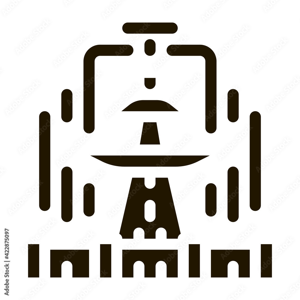viewing fountain icon Vector Glyph Illustration viewing fountain icon Vector Glyph Illustration