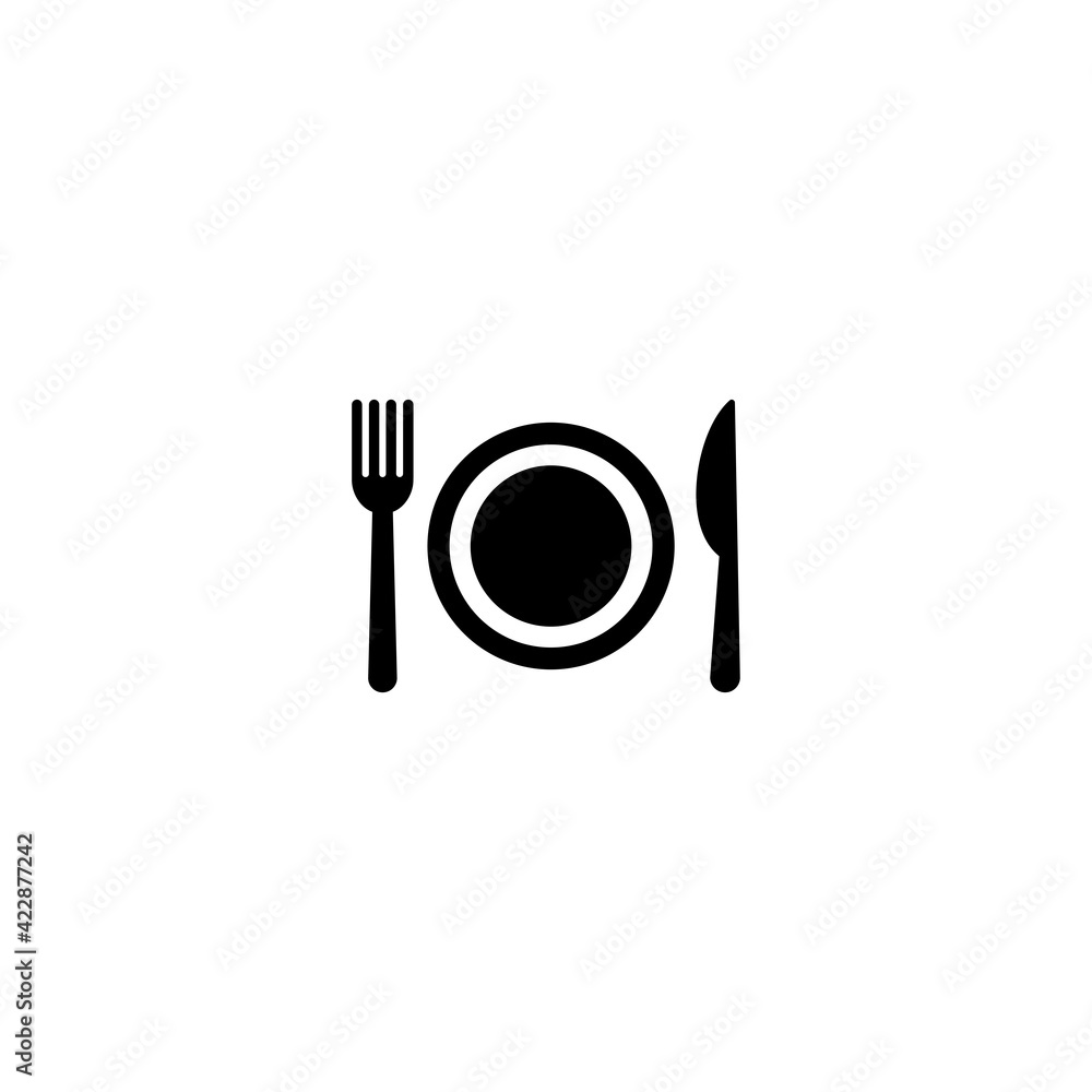 Restaurant icon vector for web, computer and mobile app