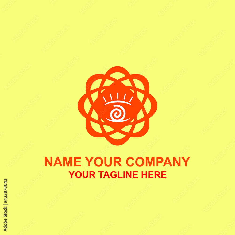 eye abstract logo design eye abstract logo design