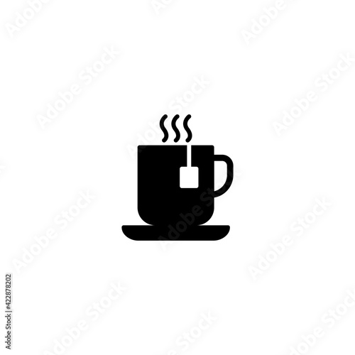 tea cup icon vector for web  computer and mobile app