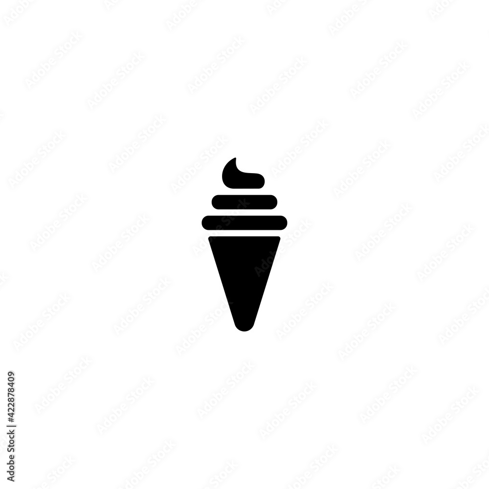 Ice cream icon vector for web, computer and mobile app Ice cream icon vector for web, computer and mobile app